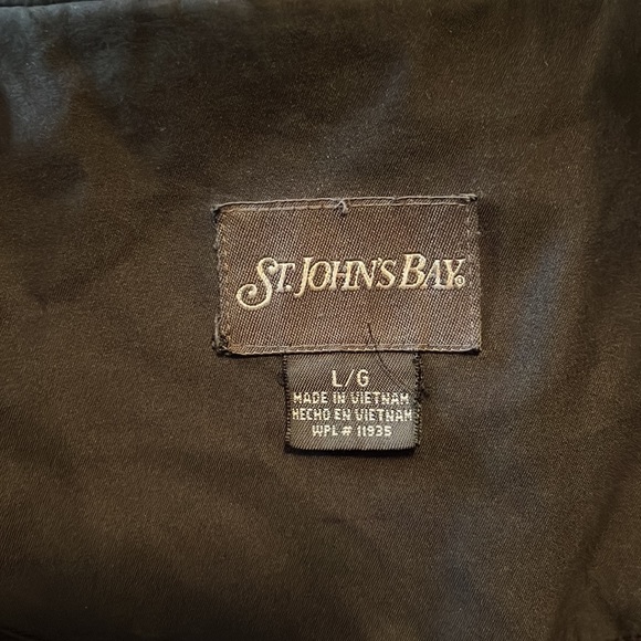 St. John’s Bay Black zip front jacket, size L, $18 - Picture 7 of 7